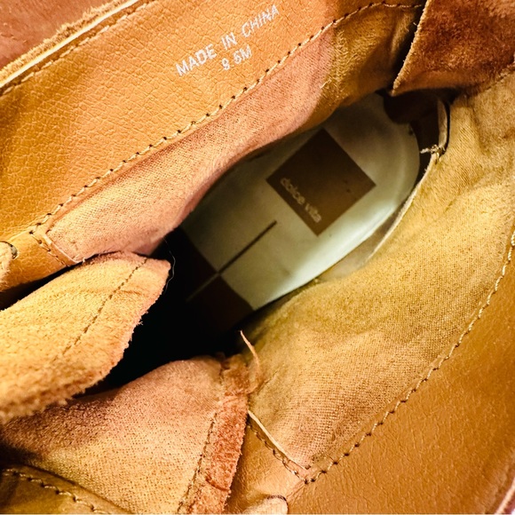 Dolce Vita Drew Tan Suede Ankle Boot 9.5 - Picture 8 of 8